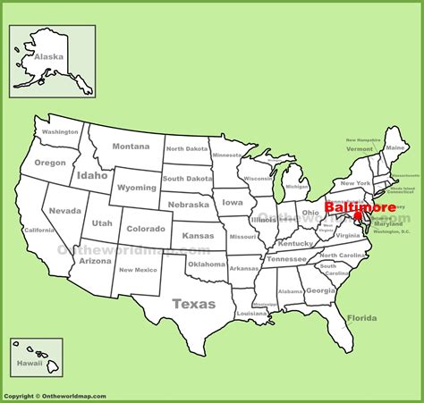 baltimore is in which state|baltimore on the map.